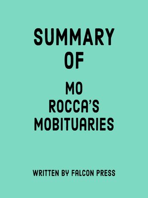 cover image of Summary of Mo Rocca's Mobituaries